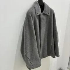 新品未使用】チエコプラスshaggy blouson 38 greyブルゾン - メルカリ