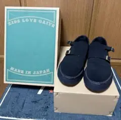 KIDS LOVE GAITE ダブルモンクストラップ スエード 26cm