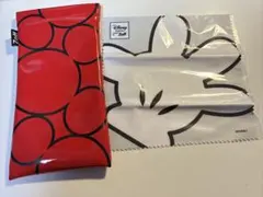 Zoff ディズニー ミッキー メガネケース 赤