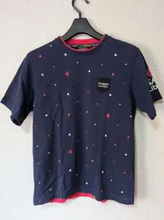 Kappa カッパ GArA libero 半袖Tシャツ レディース ネイビーのサムネイル
