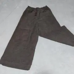 ☆le colis (ルコリ)　ダークブラウン コーデュロイ ワイドパンツ