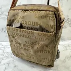 HIROKO KOSHINO ヒロココシノ ナイロン 縦型 ショルダーバッグ