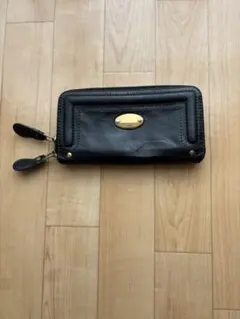 正規品 Chloé クロエ 長財布 ブラック ラウンドファスナー レザー 本革のサムネイル