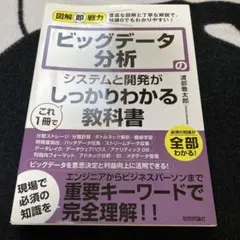 図解即戦力 ビッグデータ分析のシステムと開発がこれ1冊でしっかりわかる教科書