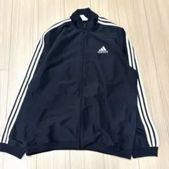 adidas ブラック ジャージジャケットX L1437番