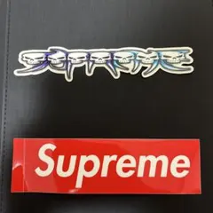 Supreme ステッカー 2枚セット スカル ボックスロゴ