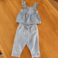 Carter's 6ヶ月 デニムセットアップ