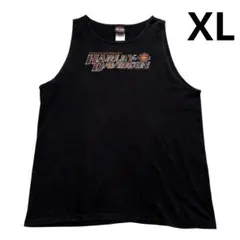 ハーレーダビッドソン テキサスサンダー ポケット付タンクトップ 黒 XL 00s ハーレーダビッドソン テキサスサンダー ポケット付タンクトップ 黒 XL
