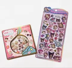 ハローキティうるちゅるポップシール &コロふわシールフレークセット