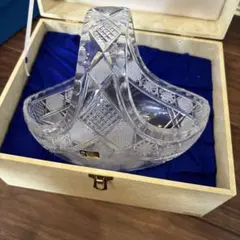 43 LAUSITZER GLASクリスタルボウル 花瓶 - メルカリ