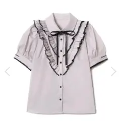 ハニーシナモン ダブルVフリルブラウス【新品】のサムネイル
