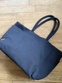 関瀬織布 道着 藍染め 刺し子 貴重 トートバッグ ポケット多数　黒