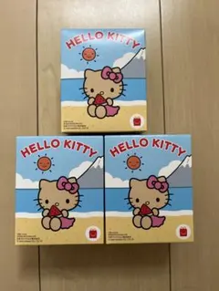 新品未開封　ハッピーセット ハローキティ 第一弾 3種 コンプリート セット