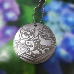 HYSTERIC GLAMOUR 猫と梟の柄キーホルダー チャーム レア