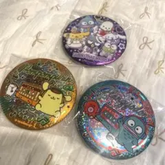 サンリオキャラクターズ　キラキラBIG缶バッジ2