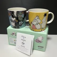 アラビア ムーミン マグ ペア 80周年 ファミリータイム＆フレンズフォーエバー