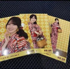 乃木坂46 生写真 賀喜遥香 浴衣 2026 コンプ - メルカリ