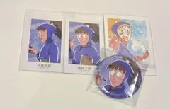 忍たま乱太郎　マルイ　缶バッジ　カード　不破雷蔵　鉢屋三郎　双忍