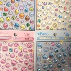 しずくちゃん BONBON DROP mini シールセット 4シート