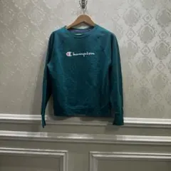 チャンピオン 筆記体ロゴ スウェット エメラルドグリーン ホンジュラス製 2XL
