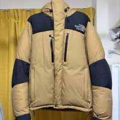 THE NORTH FACE ダウンジャケット ベージュ/ブラック