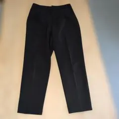 GU レディース　ストレッチテーパードパンツ　ブラック　オフィス　L