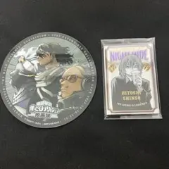 僕のヒーローアカデミア ヒロアカ 原画展 心操人使パブミラー風アクリルステッカー