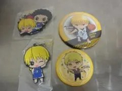 黒バス　黒子のバスケ　黄瀬涼太　缶バッジ　ラバスト　4個セット