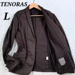 [秋用]TENORAS　テーラードジャケット　デニム　キルティング　ロールアップ