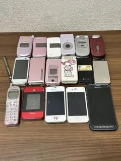 ガラケー スマホ 合わせて36台まとめ売り ジャンク - メルカリ