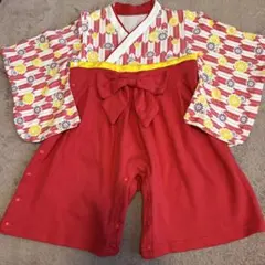 袴ロンパース 80cm