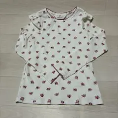 H&M 長袖カットソー 花柄 フリル 120cm 130cm