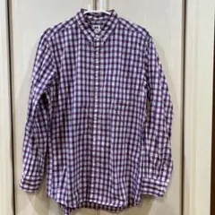 GW割引〜UNIQLO チェック柄 長袖シャツ
