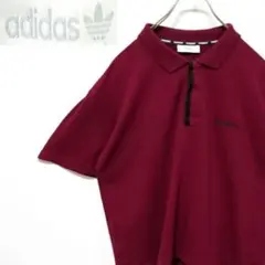 希少 アディダス トレフォイル ロゴ オーバーサイズ 万国旗タグ 半袖ポロシャツ