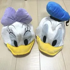 ドナルド デイジー ファンキャップ 帽子 被り物 2個セット ディズニー ドナルド&デイジー ファンキャップ 被り物 帽子