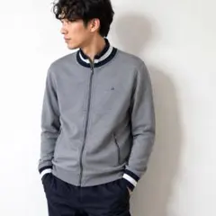 Calvin Klein ジップアップ トラックジャケット グレー Mのサムネイル