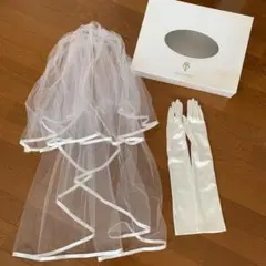 タカミブライダルのベールとグローブ