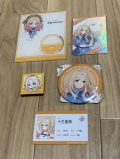 十王星南 グッズセット 十王星南 誕生日記念セット アクリルパネル アクキー 缶バッジ