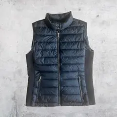 【komugi様専用】 ZARA WOMAN ダウンベスト 黒 異素材MIX