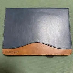CASAFUNY iPadケース ネイビー/ブラウン第10世代