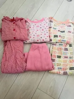 キッズ パジャマセット 110cm3セットまとめうり