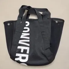 CONVERSE ブラック トートバッグ