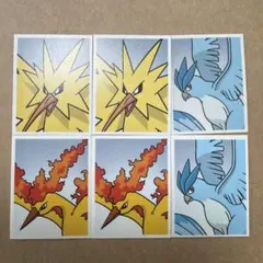 韓国限定 ポケモン 30周年 ステッカー ファイヤー サンダー フリーザー