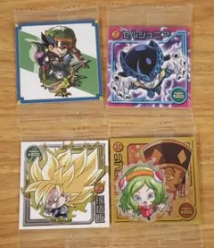 4種【未使用】ドラゴンボール ウエハース