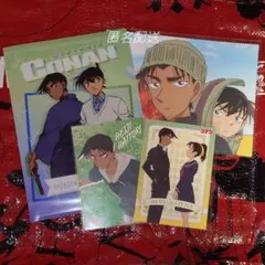 名探偵コナン　コナプラ特典/ブロマイド/ファイバークロス　服部平次纏め売りセット