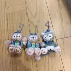 ダッフィー シェリーメイ ジェラトーニ ぬいぐるみストラップ 2015 ダッフィー シェリーメイ ジェラトーニ ぬいぐるみストラップ 秋