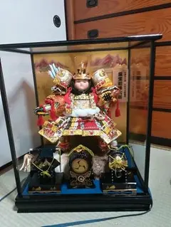 １７代目秀月作童宝初陣大将８号オルゴール付 17代目秀月作童宝初陣大将8号オルゴール付