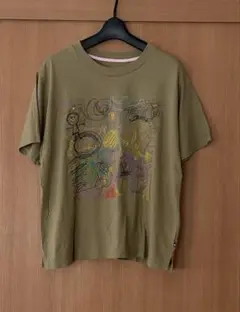 person's パーソンズ 刺繍 半袖Tシャツ カーキ Mのサムネイル
