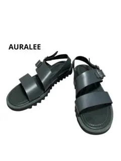 未使用品 AURALEE オーラリー 22SSシャークソールレザーサンダル10