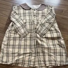 Noeil aime BeBe チェック柄ワンピース 110cmのサムネイル